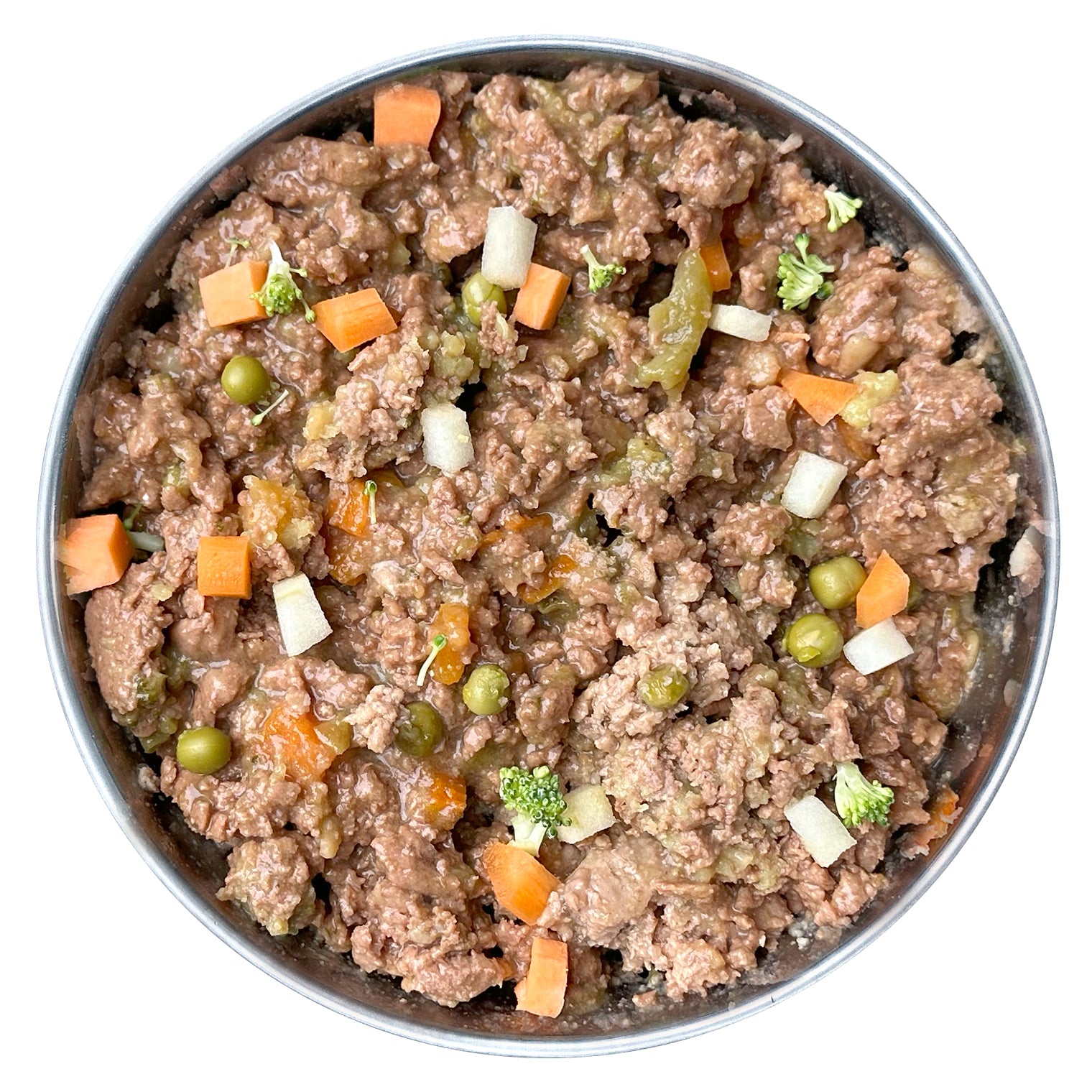 Cooked Fresh Lamb with Sweet Potato, Apple and Lentils (glass)