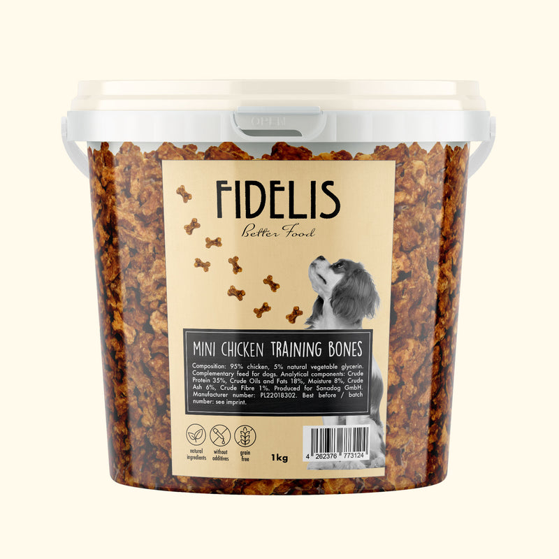 Mini Chicken Training Bones (Bucket)