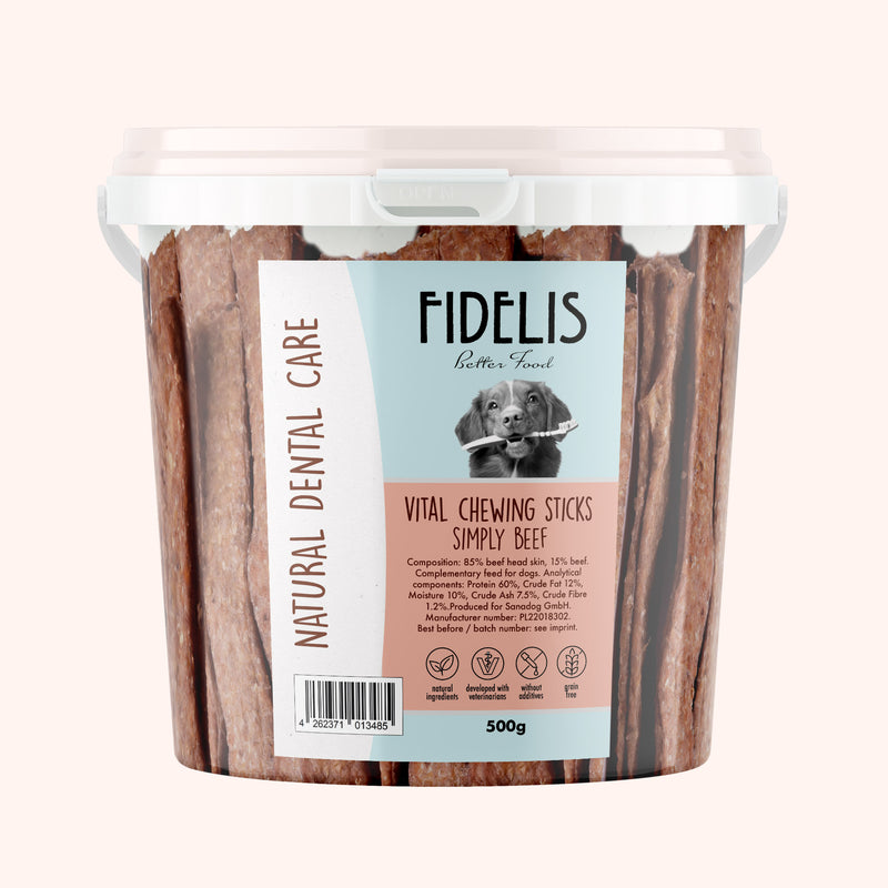 Vital Chewing Sticks with Beef (Bucket)