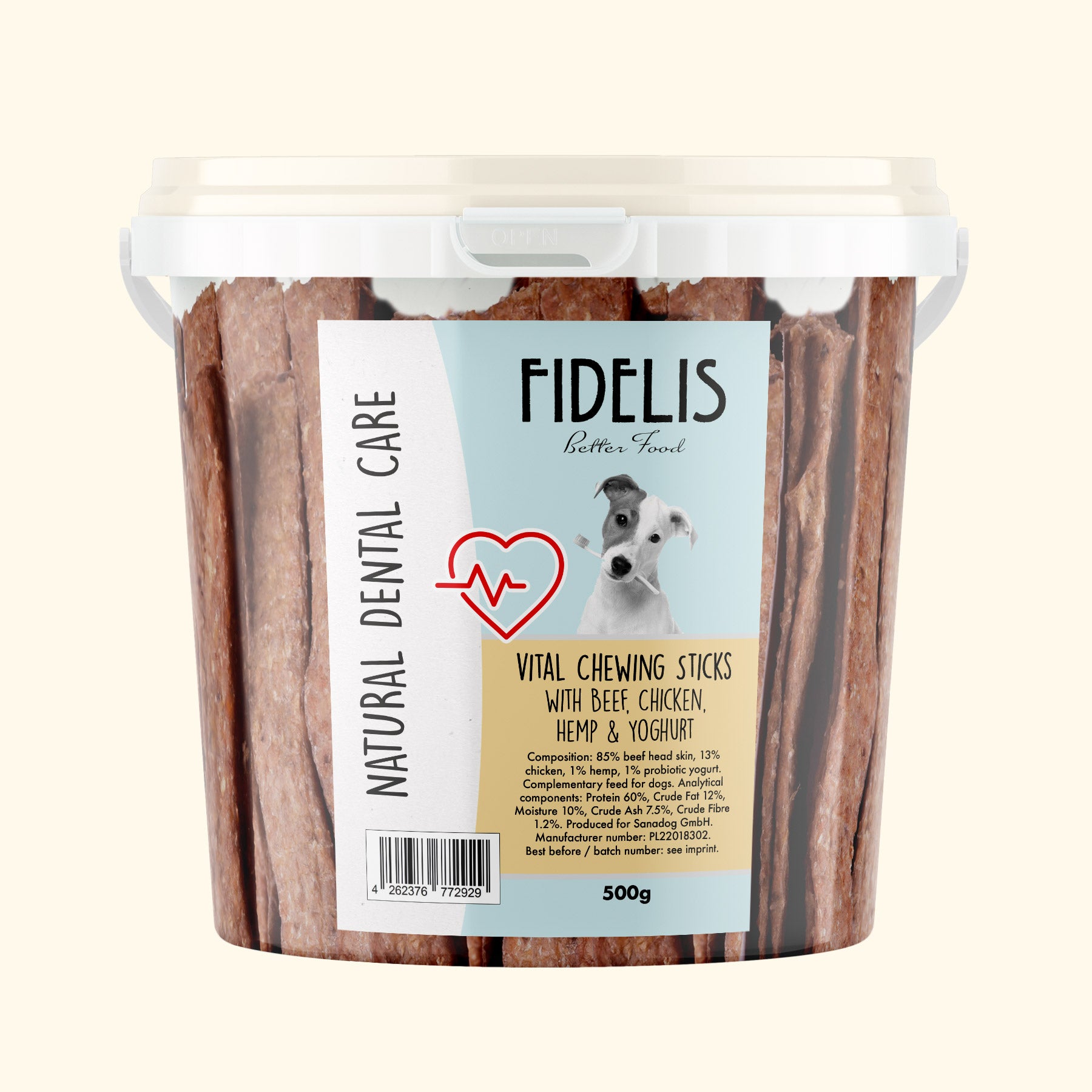 Vital Chewing Sticks Beef Chicken Hemp Yoghurt